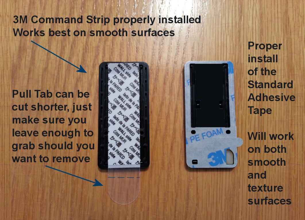 kickstand4u spare adhesive pack - 3M Cmd Strip and Standard Adhesive