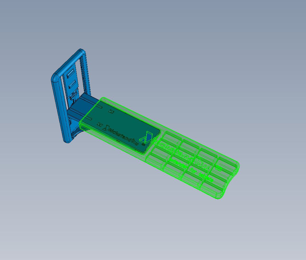 kickstand4u Tablet Extender - CAD Drawing