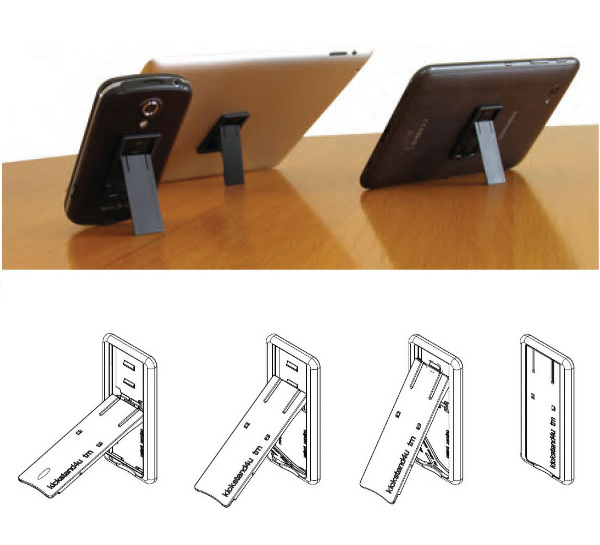 kickstand4u mounted on mobile devices