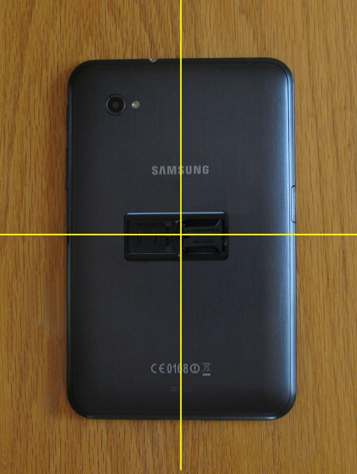 Samsung Galaxy Tab horizontal install location