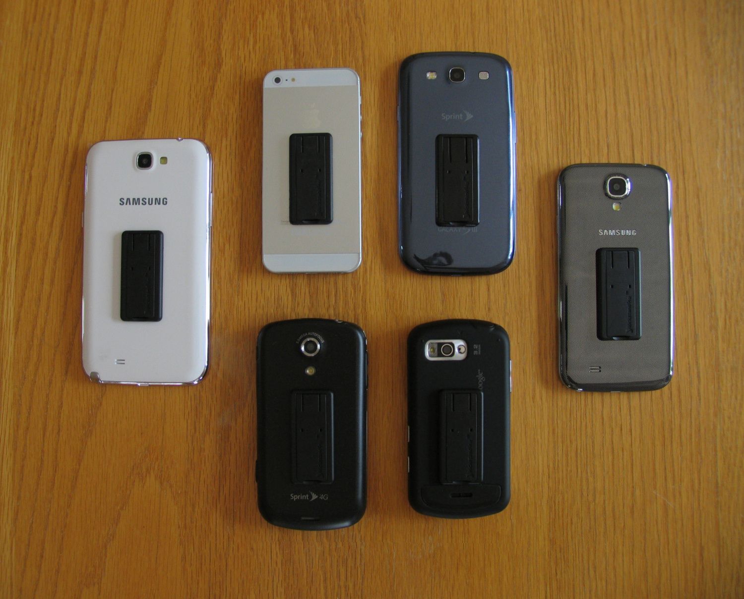 kickstand4u on various mobile phones